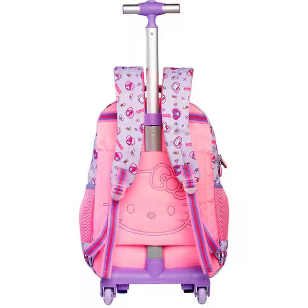 Mochila escolar com rodas  Hello Kitty Tween 15430  Xeryus - PT 1 UN