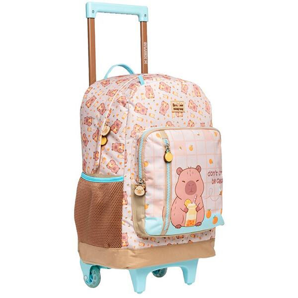Mochila poli com rodas 17 College Brownie 15868 Xeryus PT 1 UN