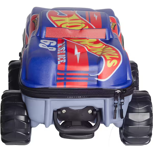 Mochila Escolar Infantil de Rodinhas em EVA Hot Wheels Monster Truck, Maxtoy - PT 1 UN