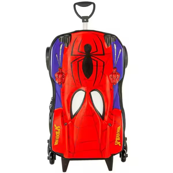 Mochila Escolar Infantil de Rodinhas Homem Aranha Spiderman Marvel Spiderman Marvel em EVA Maxtoy - 