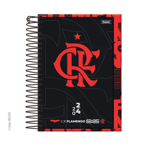 CADERNO UNIV - CD 10X1 160FLS FLAMENGO FSC 3392960 c/4UN