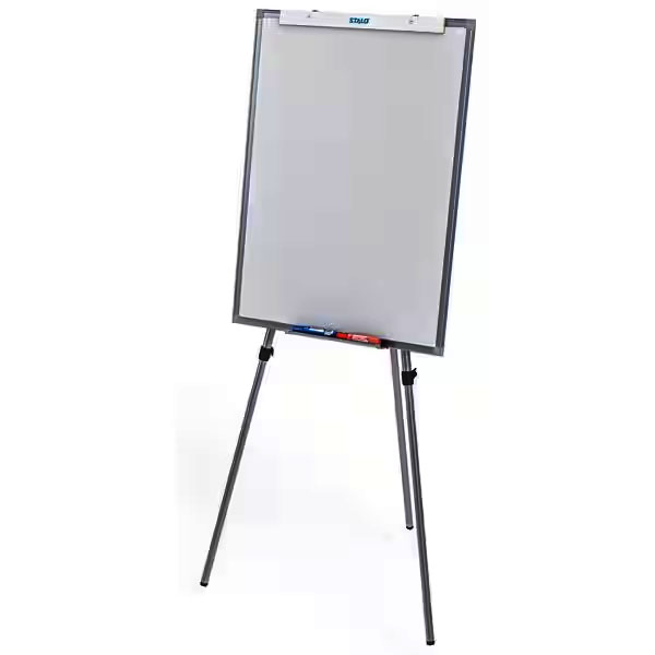 Cavalete flip-chart c/quadro branco magnético 9451 Stalo CX 1 UN