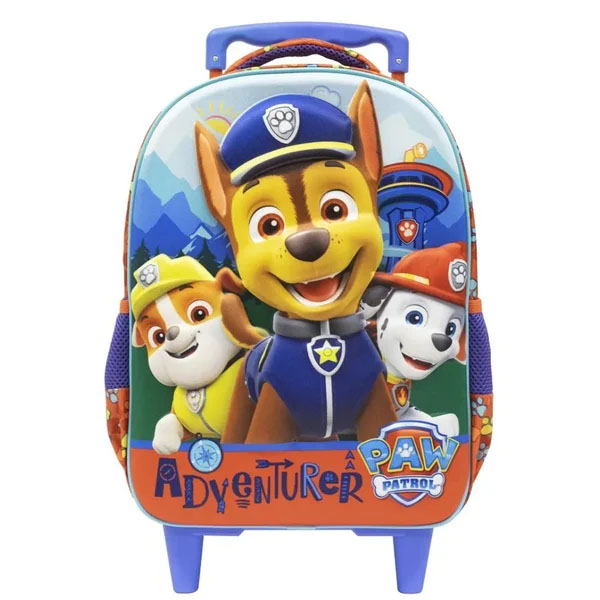 Mochila Infantil Paw Patrol 16 polegadas com Carrinho - Ref. 10810