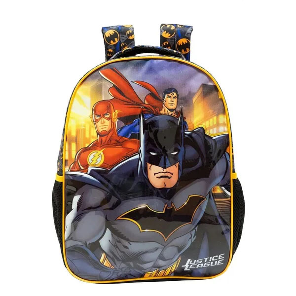 Mochila Infantil Liga da Justiça 14 polegadas